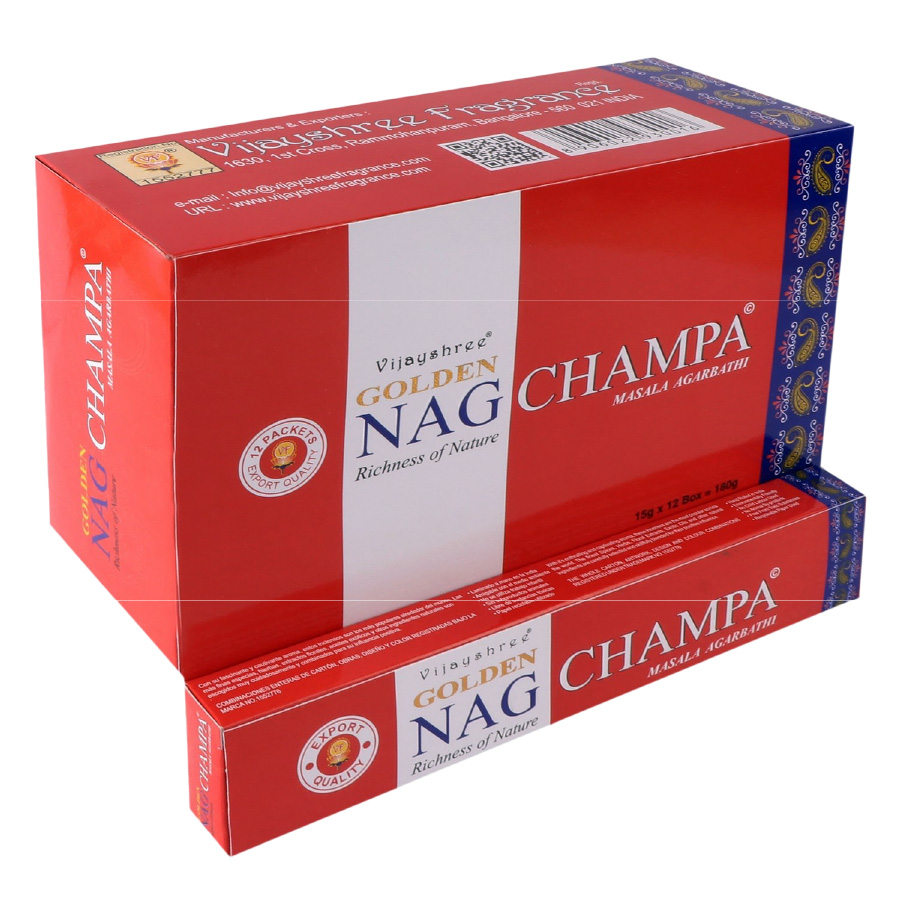 Incienso de India golden Nag champa